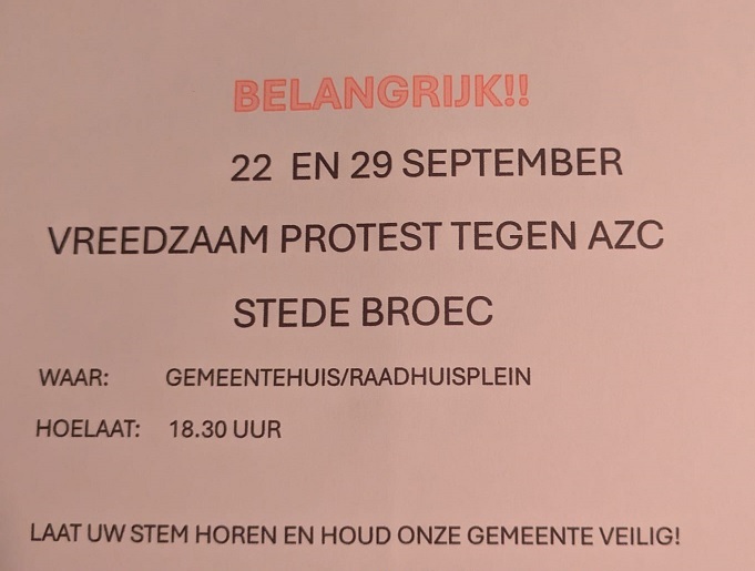 Posterafbeelding van Geen AZC in Stedebroec !